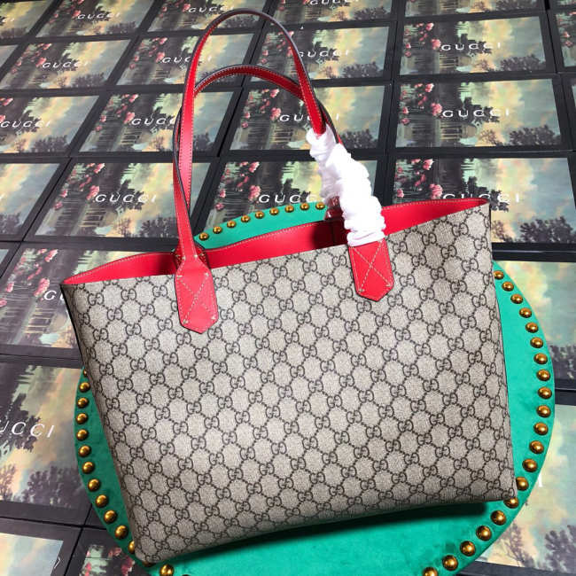 Gucci Tote Calfskin Red Bag 368568 - 1