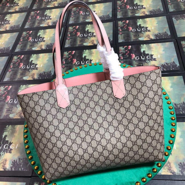 Gucci Tote Calfskin Pink Bag 368568  - 1