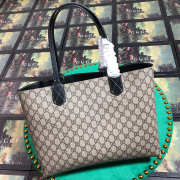 Gucci Tote Calfskin Bag Black 368568  - 1