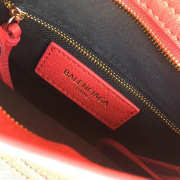 Balenciaga Motorcycle Medium Handbag Red - 3