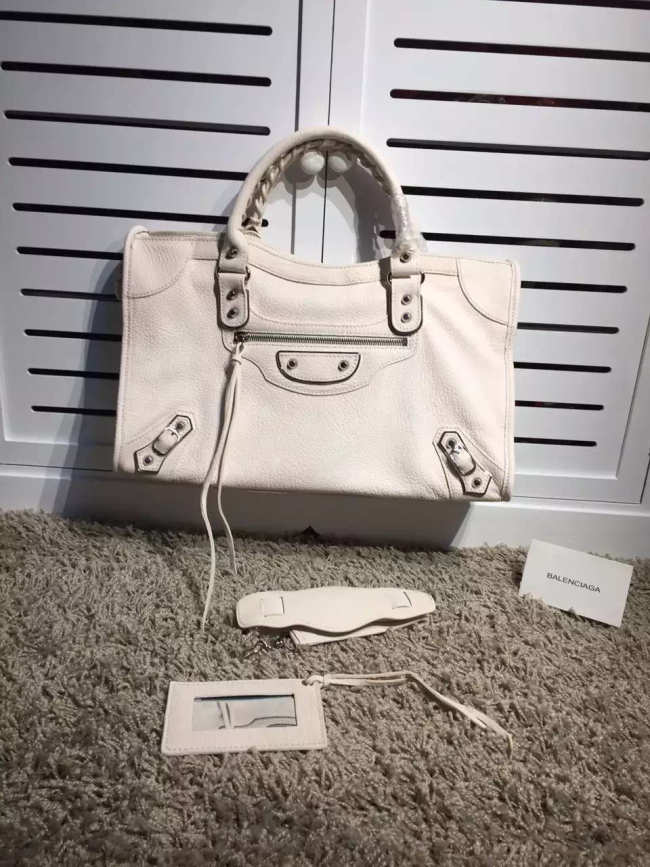 Balenciaga Classic City 38cm Goatskin white Bag - 1