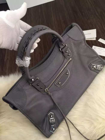 Balenciaga Classic City 38cm Goatskin gray Bag