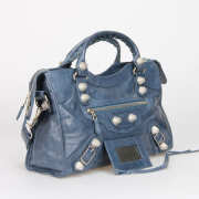 Balenciaga Classic City 38cm Bag blue - 3