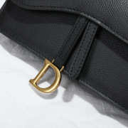 Dior Saddle Waistband Saddle Black bag 17cm - 6