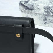 Dior Saddle Waistband Saddle Black bag 17cm - 5