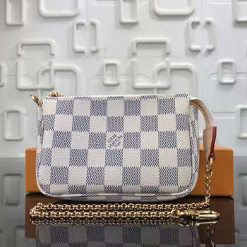 Louis Vuitton Mini Damier Azur Pochette Accessoires N58010