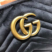 GUCCI Velvet Black Bag Bagsaa - 5