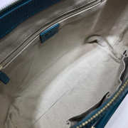 Gucci Calfskin Blue Handbag - 2