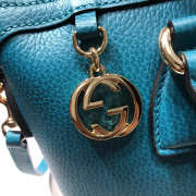 Gucci Calfskin Blue Handbag - 5