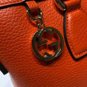 Gucci Calfskin Orange Handbag - 5