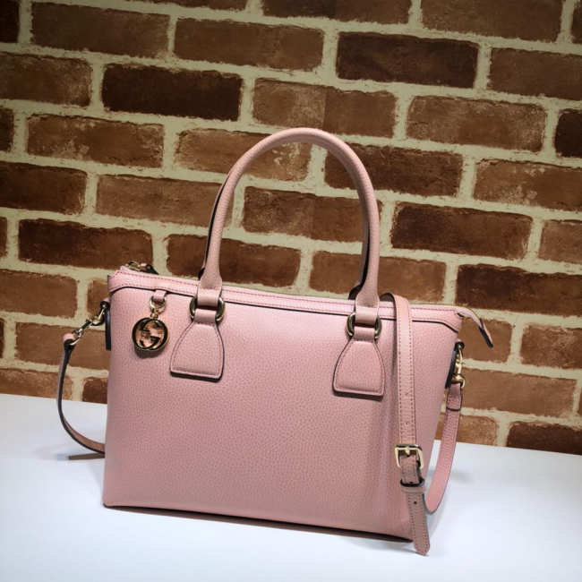 Gucci Calfskin Pink Handbag - 1