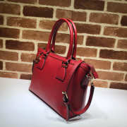 Gucci Calfskin Red Handbag - 4