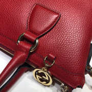 Gucci Calfskin Red Handbag - 6