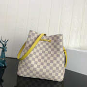 Louis Vuitton NEONOE Handbag Monogram Canvas Calfskin Bucket Yellow bag - 3