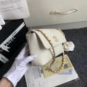 Chanel Original Lambskin Flip Bag with White Bagsaa - 2