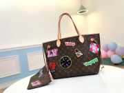 Louis Vuitton Neverfull M43988 Hot Pink Interrior Bagsaa - 1