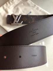 Louis Vuitton Monogram Belt Silver Hardware 4CM - 4