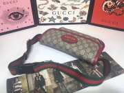 Gucci Supreme belt bag Red 493930  - 4