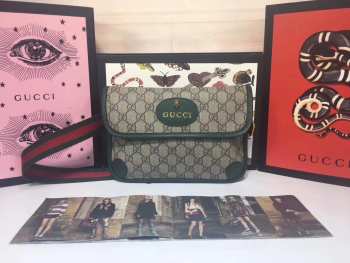 Gucci Supreme belt bag Green 493930 