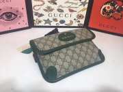 Gucci Supreme belt bag Green 493930  - 3