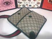 Gucci Supreme belt bag Green 493930  - 4