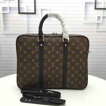 Louis Vuitton Monogram Porte-Documents Voyage Small Canvas bag Bagsaa