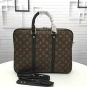 Louis Vuitton Monogram Porte-Documents Voyage Small Canvas bag Bagsaa - 6