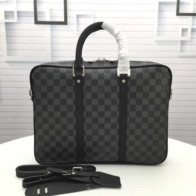 Louis Vuitton Porte-Documents Voyage Small Canvas Damier bag Bagsaa - 1