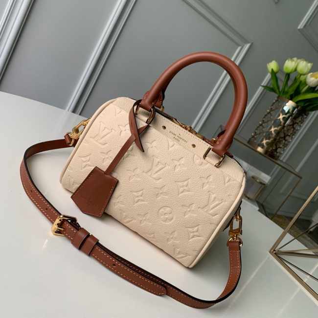 Louis Vuitton embossed leather Speedy 20 Handbag Bgasaa - 1