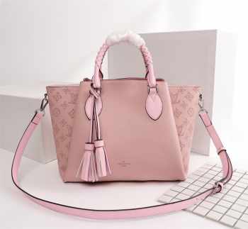 Louis Vuitton Mahina zipper Tote handbag Pink Bagsaa