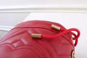 Gucci Marmont mini bucket Red bag 575163 bagsaa - 4