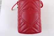 Gucci Marmont mini bucket Red bag 575163 bagsaa - 2