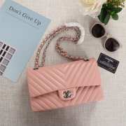 Chanel 25cm CF1112 Lambskin Pink Bagsaa - 1