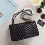 Chanel 25cm CF1112 Lambskin Black Bagsaa - 2