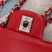 Chanel 25cm CF1112 Lambskin Red Bagsaa - 6