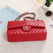 Chanel 25cm CF1112 Lambskin Red Bagsaa - 3