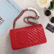 Chanel 25cm CF1112 Lambskin Red Bagsaa - 2