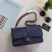 Chanel 25cm CF1112 Lambskin Blue Bagsaa - 1