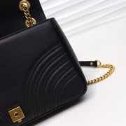 Gucci Marmont medium matelassé shoulder Black bag 443496  - 6