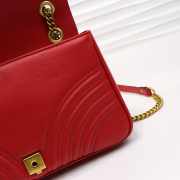 Gucci Marmont medium matelassé shoulder bag Red 443496 Bagsaa - 6