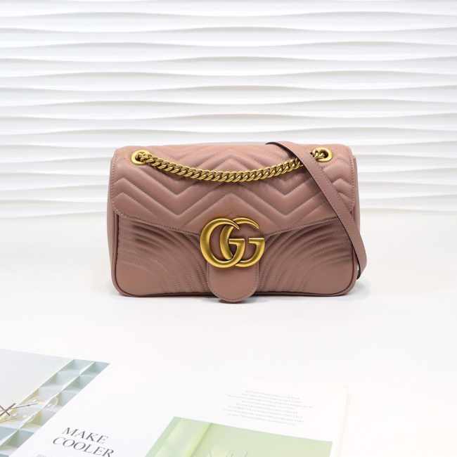 Gucci Marmont medium matelassé shoulder bag 443496 Bagsaa - 1