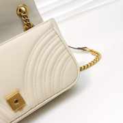 Gucci Marmont small matelassé shoulder bag 26cm White 443497 Bagsaa - 4