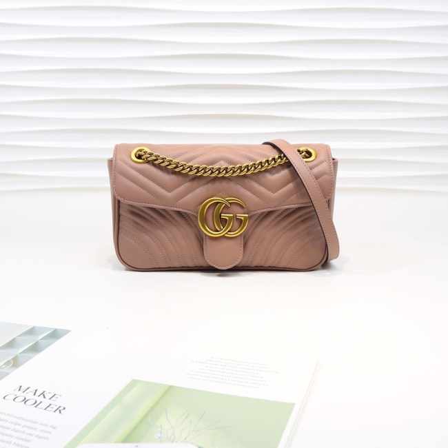 Gucci Marmont small matelassé shoulder bag 26cm 443497 Bagsaa - 1