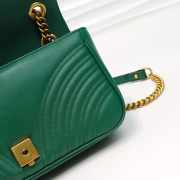 Gucci Marmont small matelassé shoulder bag Green 26cm 443497 Bagsaa - 6