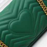 Gucci Marmont small matelassé shoulder bag Green 26cm 443497 Bagsaa - 3