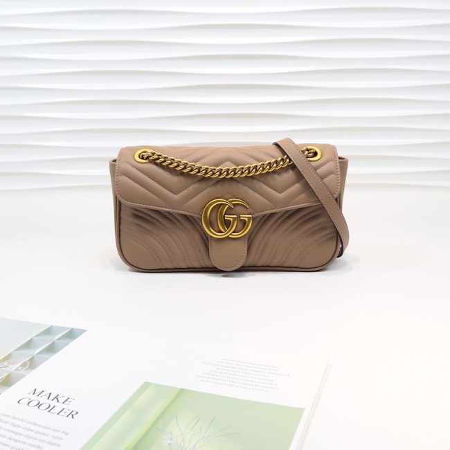 Gucci Marmont Small Matelassé Shoulder Bag 26cm 443497 - 1