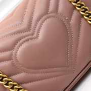 Gucci Marmont Mini Matelassé Shoulder Bag 23cm 446744 Bagsaa - 2