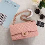 Chanel Flap Bag 25cm Pink Gold Hardware Bagsaa - 1