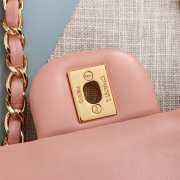 Chanel Flap Bag 25cm Pink Gold Hardware Bagsaa - 6