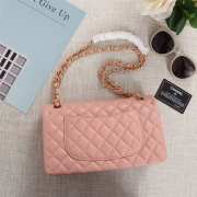 Chanel Flap Bag 25cm Pink Gold Hardware Bagsaa - 2